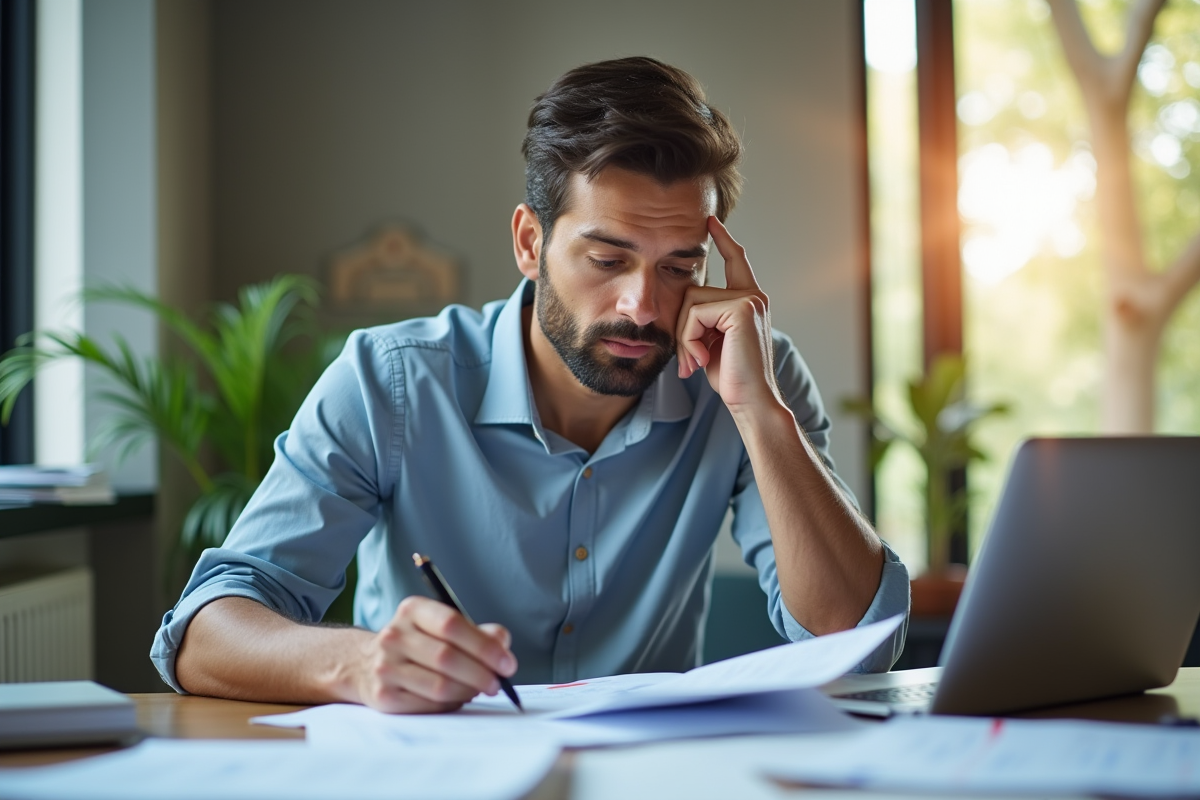 Entrepreneur confiant dans un bureau moderne et lumineux